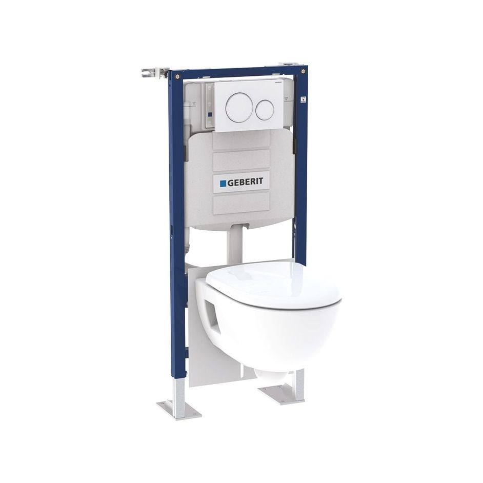 Chasse d'eau complète pour WC suspendu Ingenio, Quieto