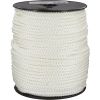 Bobine de corde nylon tressé blanc - Ø 5 mm - Corderies Tournonaises