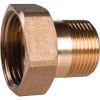 Raccord laiton hexagonal réduit à visser - M 3/4" - F 1" - Thermador