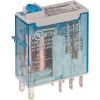 Relais miniatures industriels cosses DC 12 V Faston 2RT 8A - Série 46 - Finder