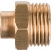 Raccord laiton droit à souder - M 1/2" - Ø 18 mm - 243GC - Thermador