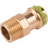 Raccord laiton droit à sertir - M 1/2" - Ø 18 mm - Aalberts
