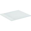 Receveur de douche extra plat - Ultra Flat S i.life - Idéal Standard - 100 x 90 cm - Blanc pur effet pierre