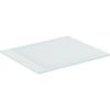 Receveur de douche extra plat - Ultra Flat S i.life - Idéal Standard - 120 x 100 cm - Blanc pur effet pierre