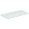 Receveur de douche extra plat - Ultra Flat S i.life - Idéal Standard - 160 x 80 cm - Blanc pur effet pierre