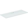 Receveur de douche extra plat - Ultra Flat S i.life - Idéal Standard - 170 x 70 cm - Blanc pur effet pierre