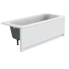 Baignoire droite à poser en niche 170 x 70 cm - 1 tablier et vidage inclus - Palma - Valentin