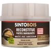 Sintobois mastic à bois avec durcisseur Sinto - Boîte 500 ml / 550 g - Chêne moyen