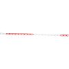 Chaîne plastique de signalisation rouge et blanc - Ø 6 mm x 25 m - Novap