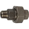 Raccord union fonte noire droit à visser - MF 1/2" - N° 341 - Atusa