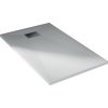 Receveur de douche extra plat - Kinesurf - Kinedo - 140 x 80 x 4 cm - Blanc - Bonde centrée sur la largeur