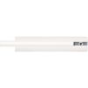 Tube droit blanc pour barre d'appui - 460 mm - Ø 33 mm - Système polyalu - Pellet ASC