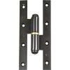 Paumelle standard gauche noire - 140 mm x 60 mm - Clemenson