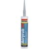 Mastic acrylique gris - 300 ml - Acryrub F4 - Soudal