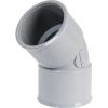 Coude PVC 45° - Nicoll - FF Ø 50 mm - Double emboîture