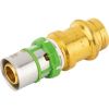 Raccord adaptateur droit cuivre multicouche à sertir - Multicouche Ø 16 mm - Cuivre Ø 16 mm - Comap