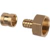 Raccord PER droit à glissement avec écrou à portée plate - F 1/2" - Ø 12 mm - PB Tub