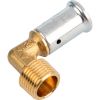 Coude laiton multicouche à visser - Mâle 1/2" - Diamètre 16 mm - Henco