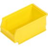 Bac de rangement empilable jaune à bec - 0,7 L - 16 x 10 x 7,5 cm - Systembox SB - TOOD