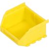 Bac de rangement empilable jaune à bec - 0,2 L - 8,5 x 10 x 5 cm - Systembox SB - TOOD