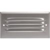 Grille d'aération aluminium - 75 x 140 mm - Avec moustiquaire - Anjos