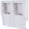 Cadre pour appareil Saillie - 2 postes - Pour moulure 12,5 mm - DLPlus - Legrand