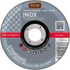 Disque à tronçonner standard moyeu plat - Inox - Ø 115 mm - SCID