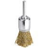 Brosse pinceau fils acier laitonné ondulés - 15 s/t v/g - SCID