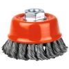 Brosse coupe mèches acier torsadées - 100 m14 v/g - SCID